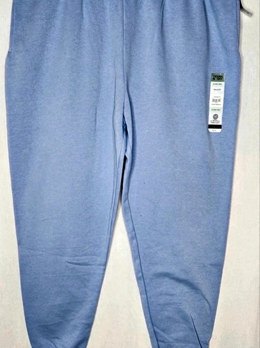 Terra & Sky Women Fleece Jogger Sweatpants Baggy Lounge Athletic Pants Sz 0X/14 - Picture 2 of 4